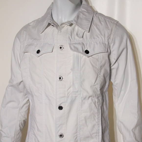 g star raw white jacket